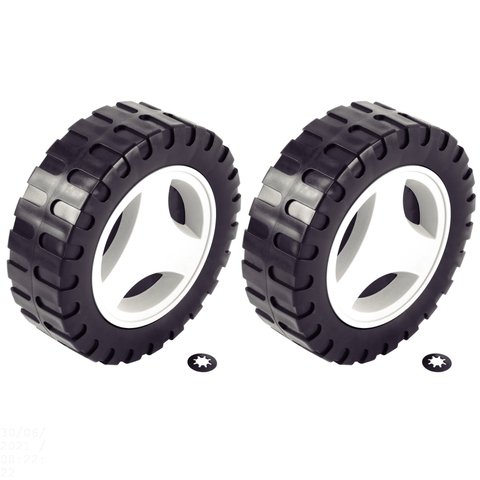 Roda Menor Ø 140 Mm e Calota Plástica Tramontina (2 Un.) para Cortador de Grama Ce35m2 e Ce35p Tramo