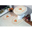 Ver imagem 1 de Jogo de Banheiro em Crochê Lisandra Arte & Tear