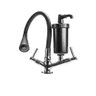 Torneira Filtro Gourmet Bancada Flexível 2 Jatos Preta - 1
