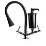 Torneira Filtro Gourmet Bancada Flexível 2 Jatos Preta - 2