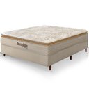Ver imagem 2 de Cama Box + Colchão Casal Mendoza Molas Ensacadas Pillow Top 138x188x71cm - Extra Macio