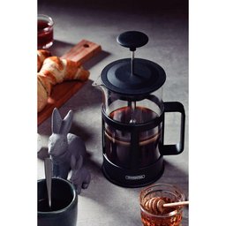 Cafeteira Francesa Tramontina em Vidro e Polipropileno Preto 600 Ml Tramontina - 4