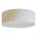 Ver imagem 3 de Plafon Duplo Cilíndrico Md-3038 Cúpula em Tecido 80x30cm Linho Bege - Bivolt