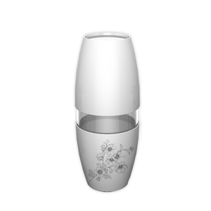 Porta Escova de Dentes para Banheiro Essence Delicate Branco Durín