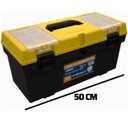 Ver imagem 2 de Caixa P/ferramentas 19,5" C/bandeja Metasul Preto/amarelo