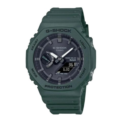 Relógio Casio Masculino Ref: Ga-B2100-3ADR g-Shock Anadigi Solar Verde