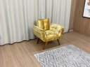 Ver imagem 3 de Poltrona Decorativa 1 Lugar Ouro 850 Opala