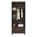 Ver imagem 2 de Conjunto Guarda Roupa 3 Portas e Cabeceira Renoir Cafe Touch