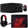 Kit Teclado Gaming Redragon Essentials S101-BA-2 + Mouse + Headset + Mousepad - Preto - 1