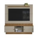 Ver imagem 2 de Estante Painel Home para Tv 70" Florianópolis Grigio Fosco/amêndoa- Mabe Magazine