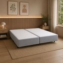 Ver imagem 1 de Base Box Desmontável King 96x203x39cm Yescasa Cinza