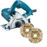 Serra Mármore 4.3/8 Pol 1.300w 4100nh3zx2 Makita Kit com Discos e Maleta - 6