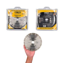 Elite - Kit 3 Discos Diamantado Segmentado 180mm 7 Polegadas - 5