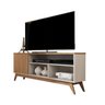 Rack com Painel para TV até 50 Polegadas Retrô Malbec Vivare Giga Móveis - 4