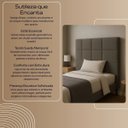 Ver imagem 3 de Cabeceira Cama Box Solteiro 90cm Elena Estofada