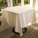 Ver imagem 2 de Toalha de Mesa Isabelle Quadrada Off White - Algodão, 150x150cm