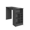Ver imagem 6 de Bancada Balcão/Mesa Ilha de Cozinha Gourmet com Adega e 1 Porta 140cm Atenas Fidelitá Chumbo