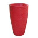 Ver mais imagens de kit 2 Vaso Planta 45x30 Oval Moderno Polietileno BGPLASTICOS V1345k2 VERMELHO PAU BRASIL 005