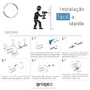 Ver imagem 6 de Gancho em Metal de Banheiro Linha Athenas Prata Grego Metal