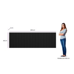Cabeceira Ripado Modular 5 Caixas Ubatuba Cama King Linea Brasil - 6