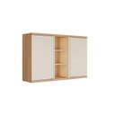 Ver imagem 3 de Aéreo para Cozinha Bless 1.20 Linea Brasil Branco/Jequitibá/Off White Fosco