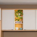 Ver mais imagens de Aéreo para Cozinha Bless 1.20 Linea Brasil Branco/Jequitibá/Off White Fosco