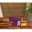 Ver imagem 1 de Tapete Capacho Divertidos Área de Lava Roupas 60x40 Cm