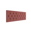 Ver imagem 2 de Cabeceira Cama de Solteiro Elisa 0.90 - Gt Magazine:rosa