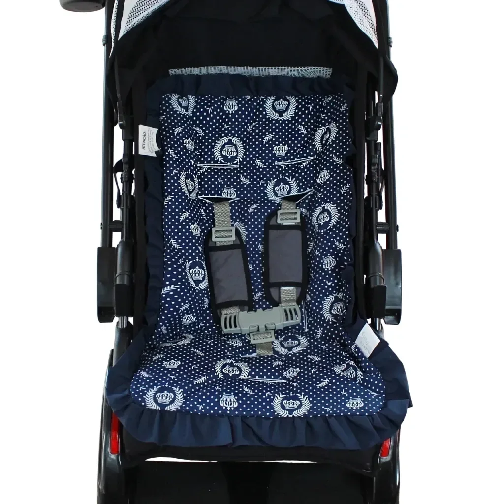 Capa de Carrinho Mt - Nobreza Marinho com Cinza - 1