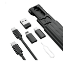 Ver imagem 5 de Adaptador 5 em 1 USB USB-C Micro Cabo USB-C Xc-Kv-01 Preto