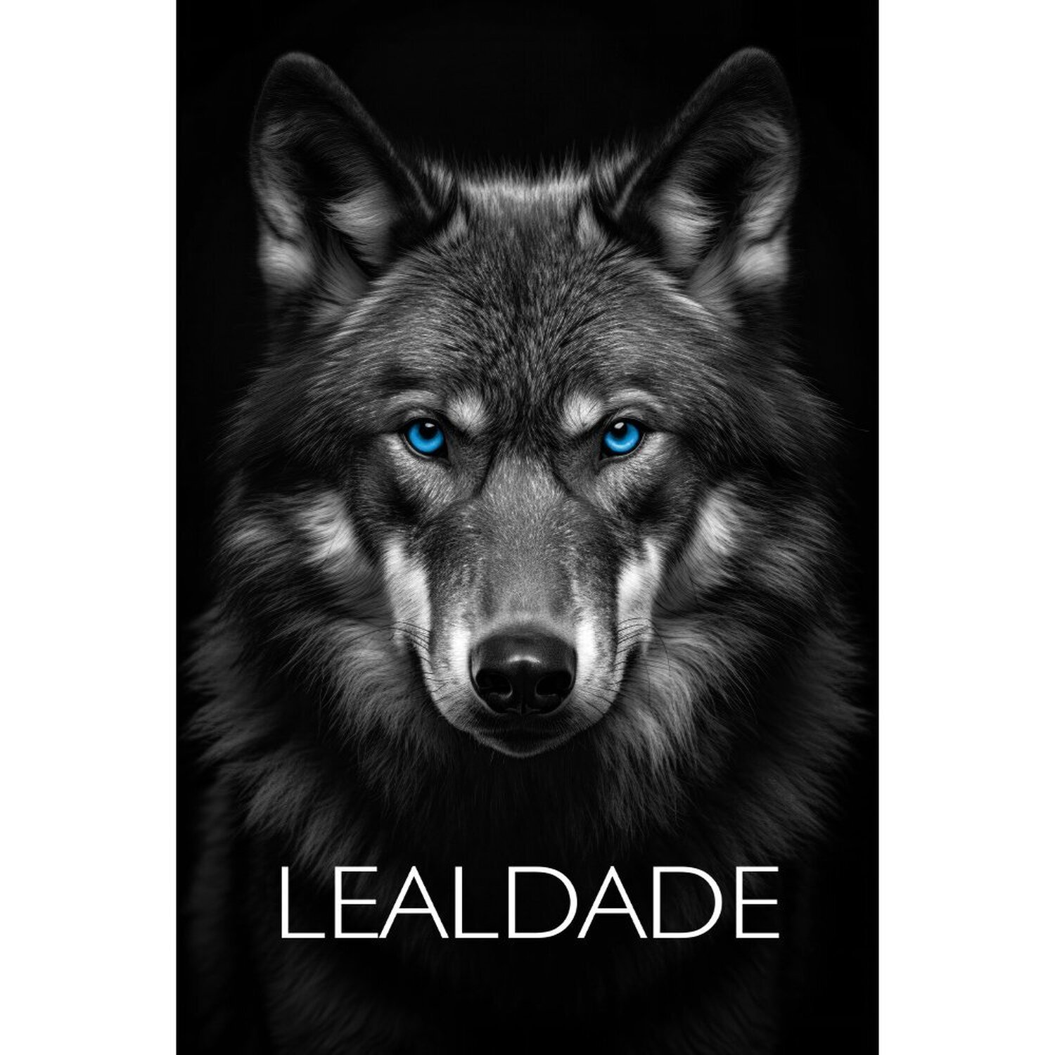 Quadro Decorativo 1 Tela Animais Lealdade Rosto Lobo Diversos Tamanhos - 2