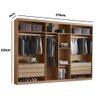 Closet Casal Maya 6 Gavetas 7 Prateleiras Mdp Rufato - 3