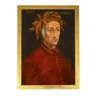 Quadro decoração erudita literatura Dante Alighieri drd7632 - 1