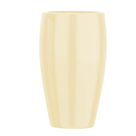 Vaso de Fibra de Vidro Atenas g 90cm Vitrificado Grande Areia Brilhante