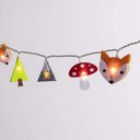 Ver imagem 3 de Luminária Infantil Animais do Bosque Cormilu Led, À Pilha, 20 Bolas, 2.8m