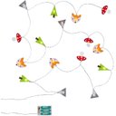 Ver imagem 1 de Luminária Infantil Animais do Bosque Cormilu Led, À Pilha, 20 Bolas, 2.8m