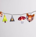Ver imagem 5 de Luminária Infantil Animais do Bosque Cormilu Led, À Pilha, 20 Bolas, 2.8m