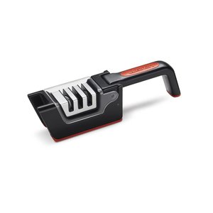 Cuisinart Afiador de Facas Dobrável 3 Estágios Vermelho/preto