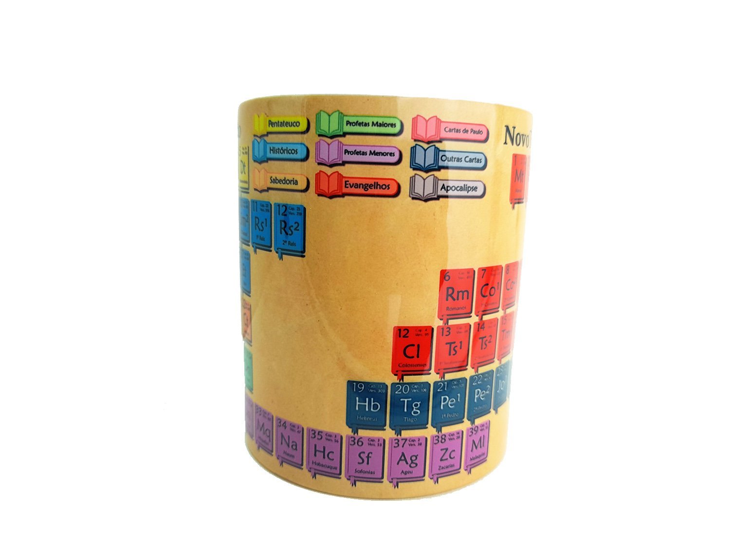 Caneca Tabiblia a Tabela Periódica da Biblia Sagrada - 3