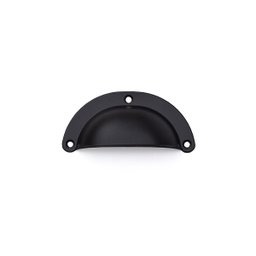 Puxador Concha Colonial Kit Com 4 Unidades: Preto fosco - 1
