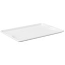 Ver imagem 1 de Kit 24 Bandejas para Servir 48x33cm Plástico Branco Coza Uno Horeca Buffet Refeitório Restaurante