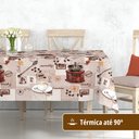 Ver imagem 2 de 2 Toalhas Mesa Plástica Térmica Barista 2 Lugar 70x70