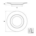 Ver imagem 4 de Jogo 6 Pratos de Sobremesa Porcelana Decorada 21cm Tramontina Lilla Mesa Posta Eventos