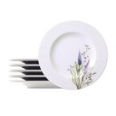 Ver imagem 5 de Jogo 6 Pratos de Sobremesa Porcelana Decorada 21cm Tramontina Lilla Mesa Posta Eventos