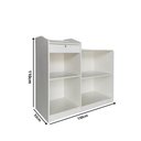 Ver imagem 3 de Balcão Caixa Pacote Simples 1,00a X 1,10l X 0,45p Branco