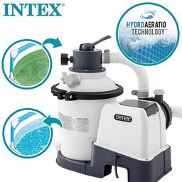 Bomba Filtro Sistema Areia Krystal Clear 3.500 Litros/hora 220v Intex - 2