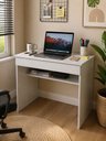 Ver imagem 3 de Escrivaninha Home Office Estudare - Branco