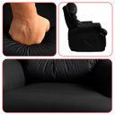 Ver imagem 7 de Poltrona do Papai Reclinavel Atlas Conforto Corino Preto Sala Quarto - Arkell