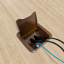Ver imagem 6 de Tomadas para Mesa e Painel 3 modulo 10A e 3 conector Cat5e Marrom