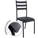 Ver imagem 4 de Kit 2 Cadeiras para Cozinha e Sala de Jantar 541.Sli Preto